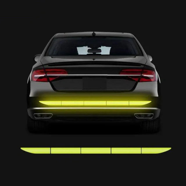 Car Sticker Reflective Warning Safety Tape Anti Collision Warning Reflective Stickers Automobile Trunk Reflectante Accessories