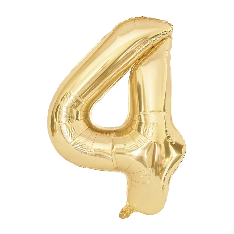 Gold Number Balloons 40 Inch Foil Balloon Adult Kids Birthday Anniversary Decoration Party Gold 0 1 2 3 4 5 6 7 8 9 Balloon
