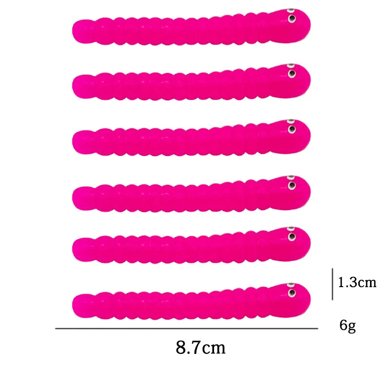 5PCS Colored caterpillar Pull Worm Noodle Fidget Toys Stretch String TPR Rope Anti Stress String Stress Relief Autism Vent Toys