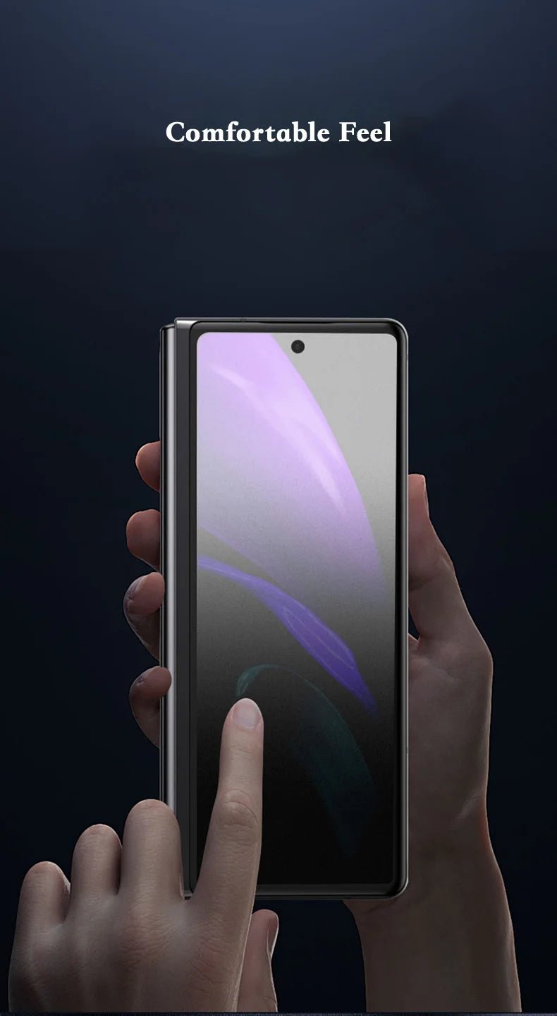 Matte Hydrogel Soft TPU Film For Samsung Galaxy Z Fold 5 4 3 2 5G Internal Inner Outer Hinge Sticker Full Body Screen Protector