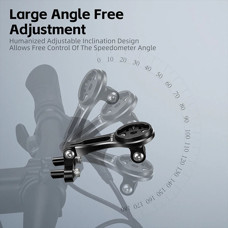 WEST BIKING Bike Bracket Front Light Lamp Holder Aluminum Alloy Extension Holder for Bicycle Computer Wahoo Bryton Garmin Bracke