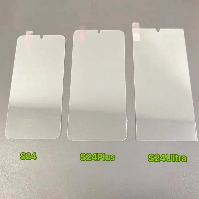 4PCS Tempered Glass For Samsung Galaxy S24 Ultra S24+ Plus Fingerprint Unlocking Screen Protector S24Ultra Protective Glass