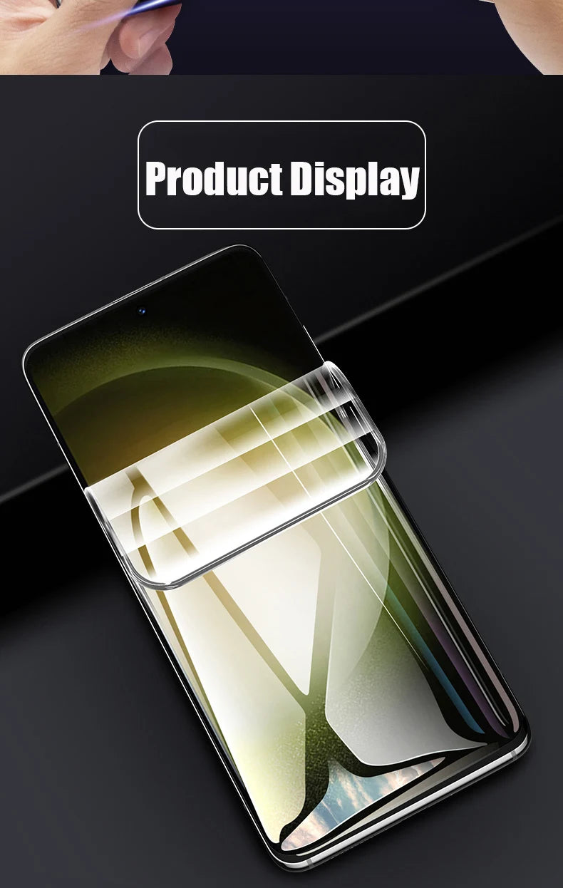 5PCS Hydrogel Film for Samsung Galaxy S24 S25 S23 S22 Ultra S21 Plus S20 Fe Screen Protector for Samsung A54 A34 A14 A04S A24