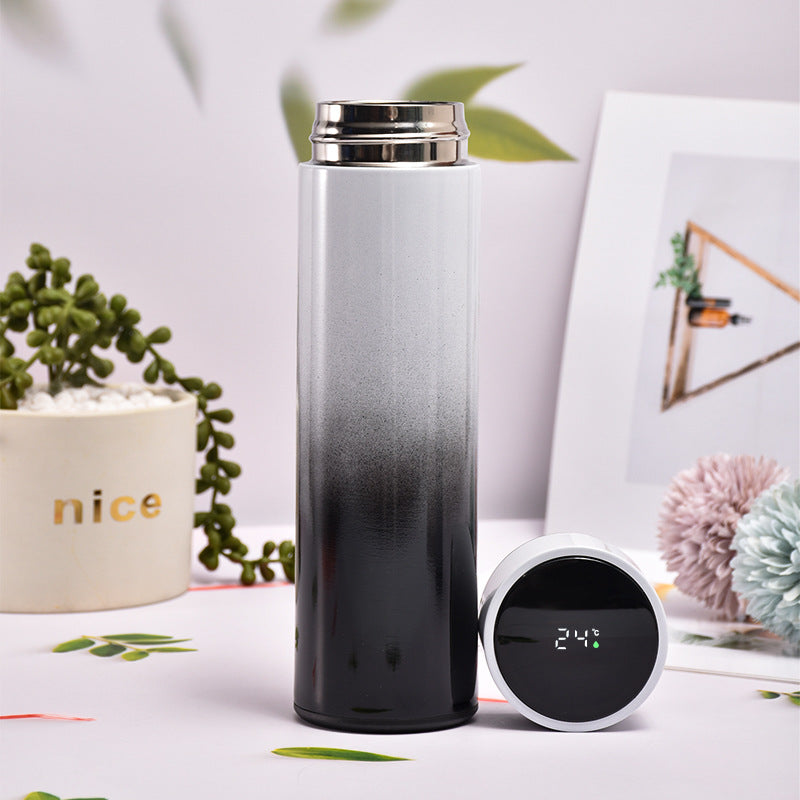 500ML Intelligent Insulation Cup Digital Display Temperature Cup 304 Stainless Steel Straight Cup Coffee Mug Thermal Tumbler