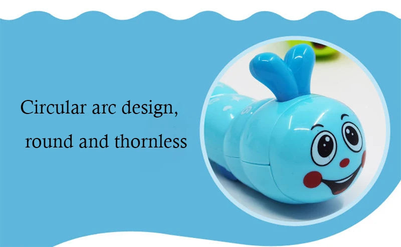 1 Piece Caterpillar Clockwork Cute Cartoon Animals Wind Up Toys for Children Caterpillar Shape Crawling Toy Baby Gift for Kids