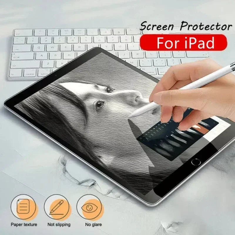 2Pcs/pack Paper Feel Screen Protector Painting Matte PET Film For iPad Pro 11 13 M4 12.9in Air Mini 8th 9th 10th Gen 9.7 10.9