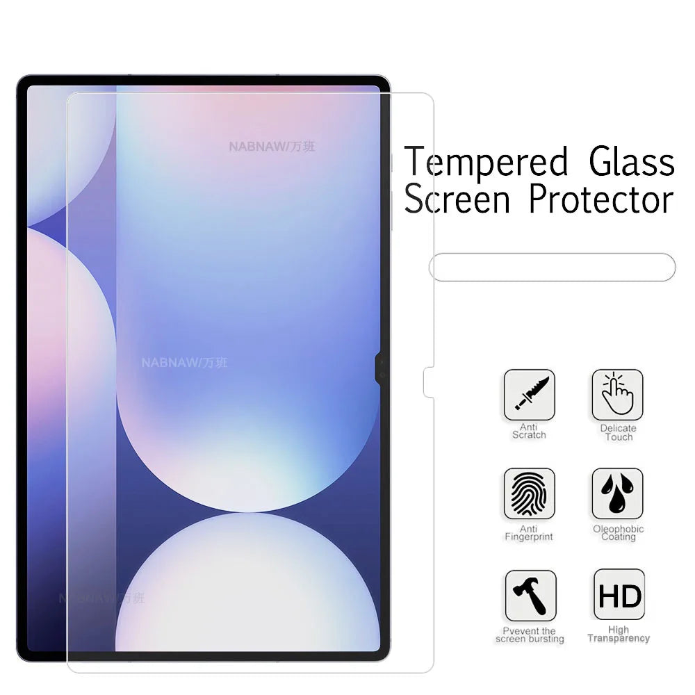 2 Pieces Cleat Hard Film HD Screen Protector Scratch Proof Tempered Glass For Samsung Galaxy Tab S10 Ultra 14.6-inch Tablet Film