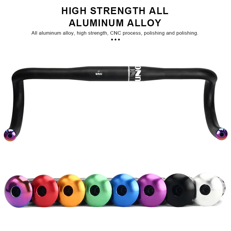 RIDERACE Bicycle Handlebar End Plugs Aluminum Alloy For MTB Mountain Bike Road Cycling Handle Bar Grips Cap Multi-color Cover