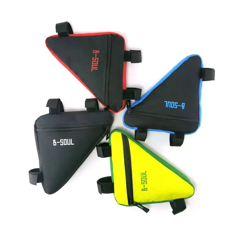 Bicycle Triangle Tool Kit Bag Front Tube Frame Saddle Storage Bag Waterproof Pouch Durable Bike Bag