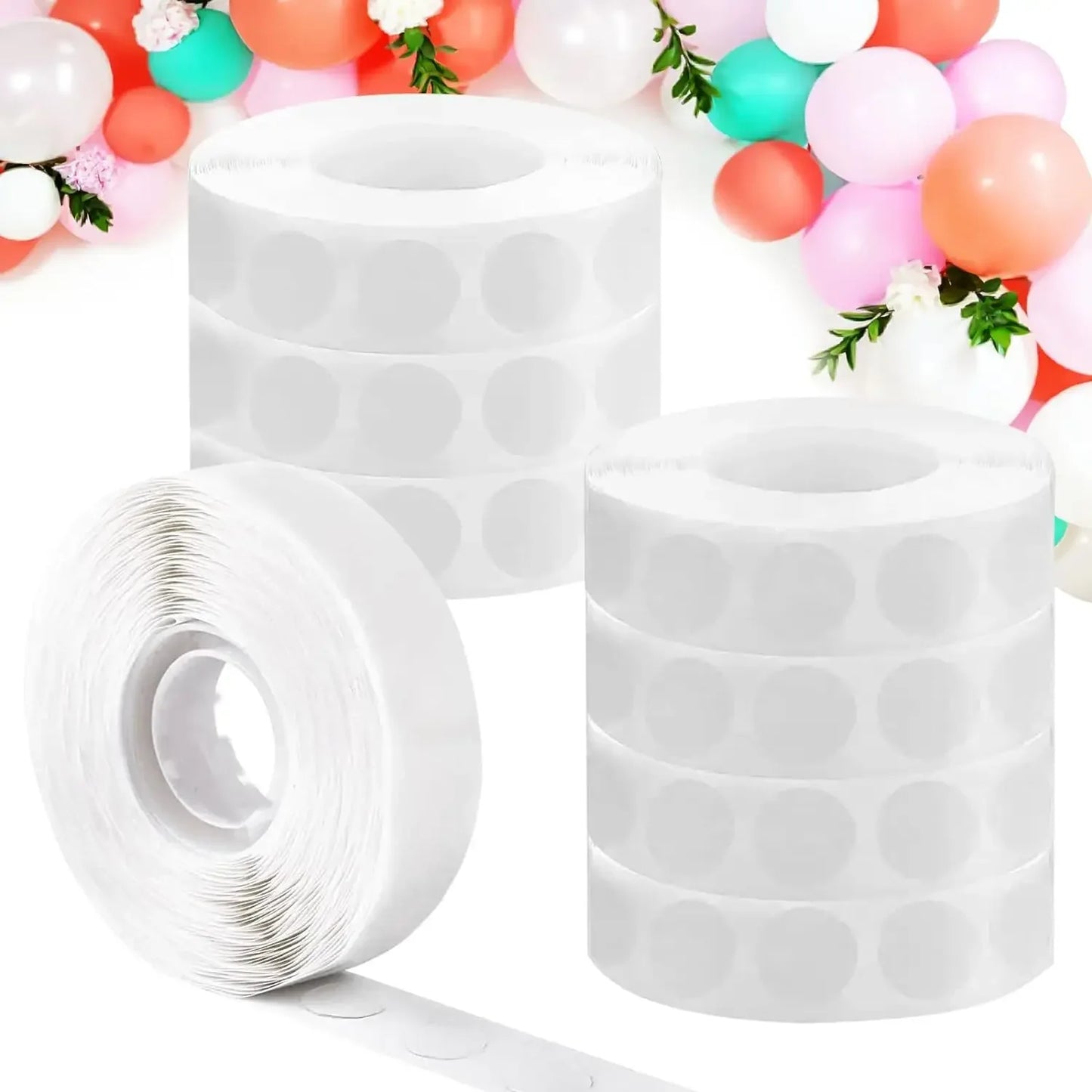 Double Sided Clear Sticky Point Tape Balloon Glue Dot Adhesive Birthday Wedding Party Balloons Glue Sticker Photoes Stand Arch