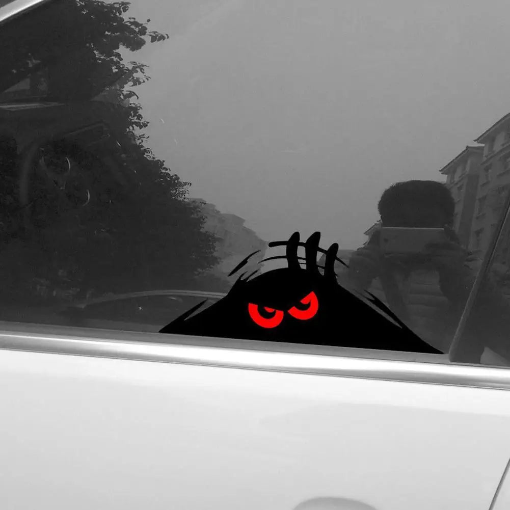 Peeping Door Slit Stickers Body Sticker Scratch Decal Reflective Sticker For Car Auto Headlight Decoration