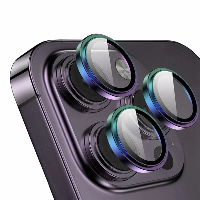 For iPhone 16 15 Pro Max Camera Protector Metal Lens Ring Glass For iPhone 14 15 Plus 15Pro Max 15 pro Lens Glass Cover