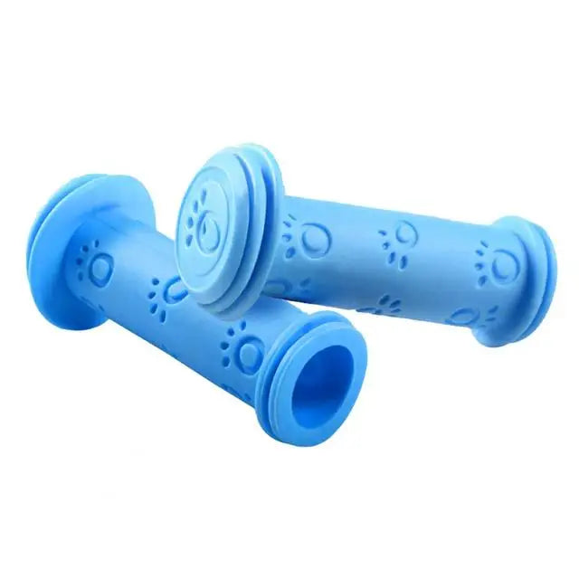 1 Pair Rubber Bike Bicycle Handlebar Grips Anti-slip Kids Girls Boys Scooter Handlebar Colorful Streamers Decoration Ribbon