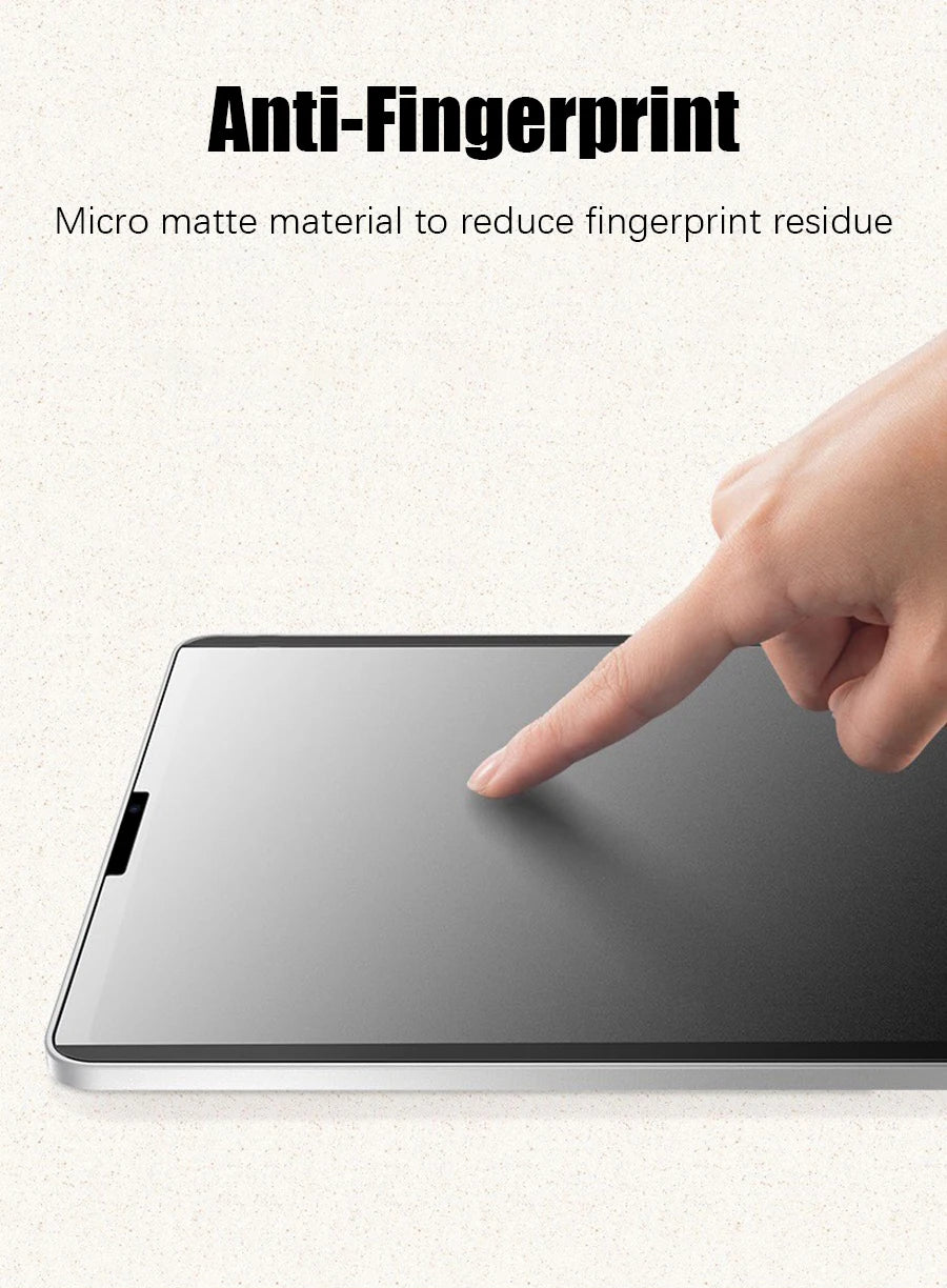 Like Paper Film For Ipad Pro 13 11 2024 12.9 10 9 10th 9th Generation 10.2 Screen Protector On Ipad Air 5 4 2 3 Mini 6 Magnetic