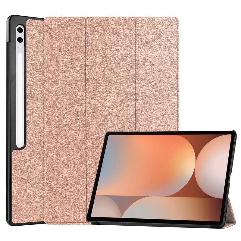 For Samsung Tab S10 Ultra Case 14.6 Inch SM-X920 Flip Case Tri-Folding Stand Magnetic Smart Cover for Galaxy Tab S10 Ultra Cover
