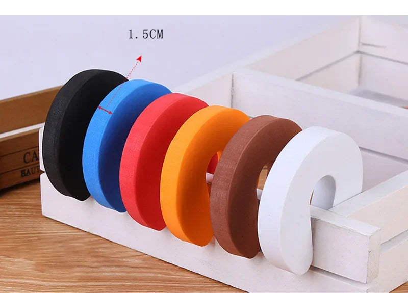 1/5pcs Door Stoppers EVA Kids Protection C Shape Anti Pinch Door Stopper Baby Safety Protect Door Stop Soft Foam Door Clip