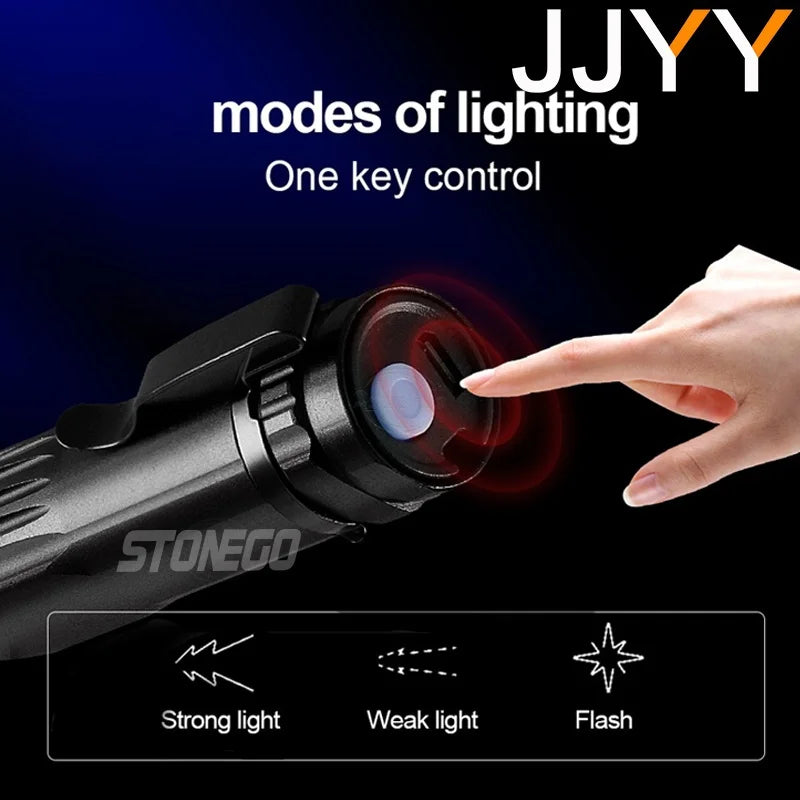 Mini Keychain Lamp Keychain Pocket Torch USB Rechargeable LED Light Flashlight Lamp Waterproof Keychain Light 1PC