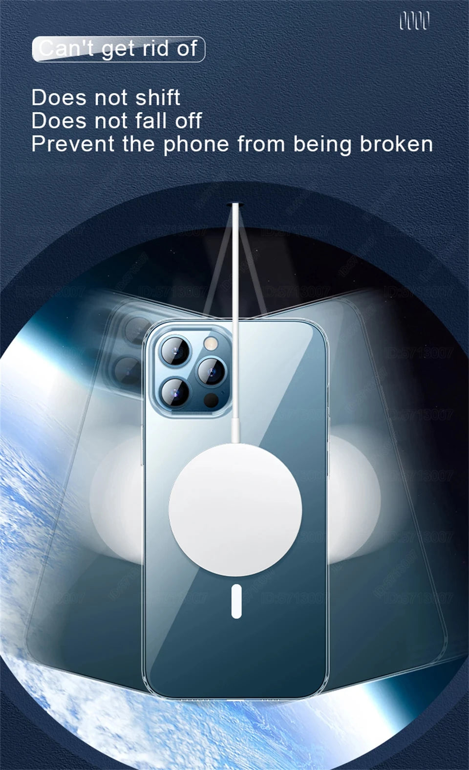 Luxury Magnetic Wireless Charge for Magsafe Case for iPhone 15 14 13 12 11 16 Pro Max Transparent Case XR X XS 8 Plus Back Cover