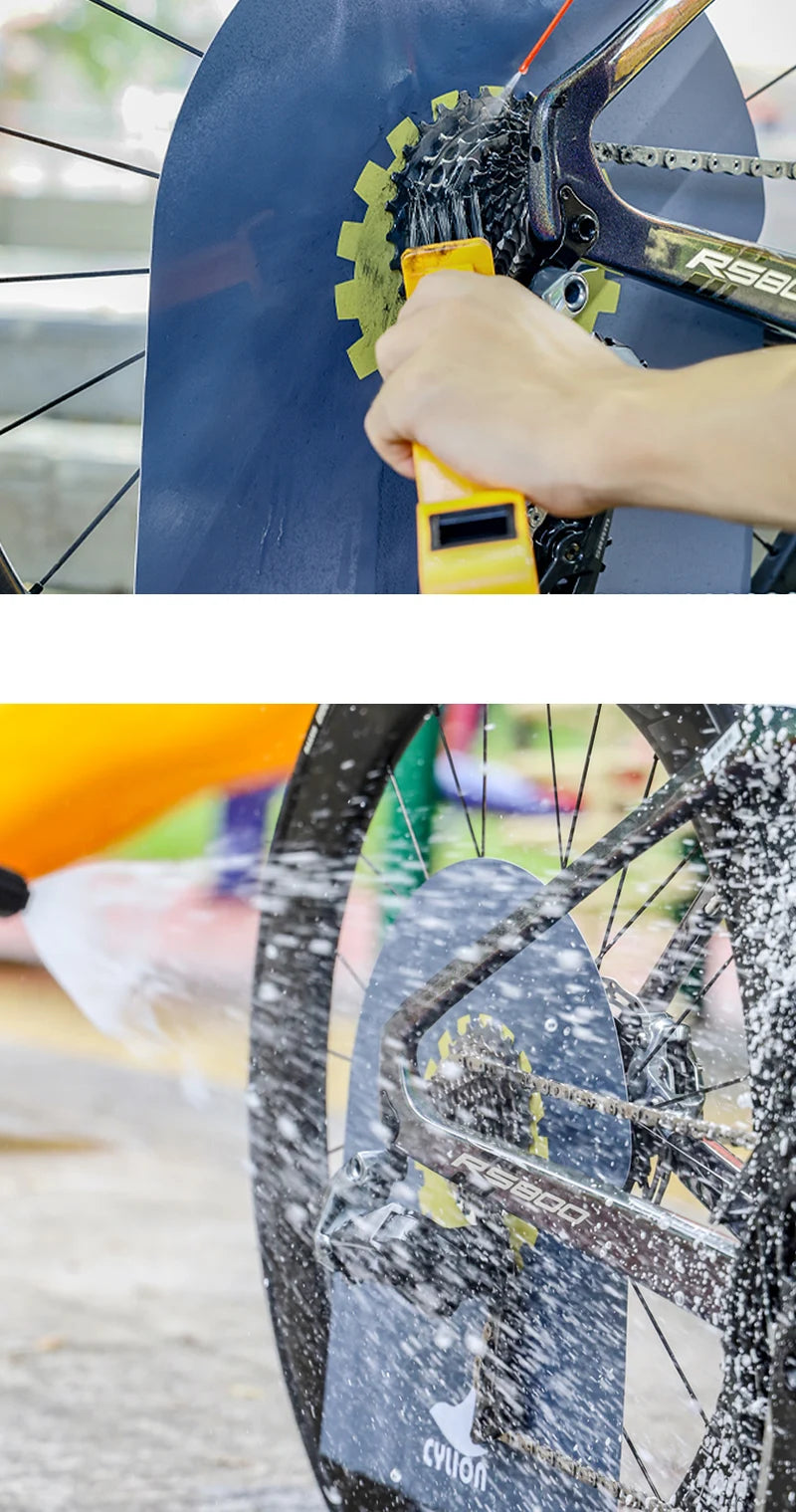 Bicycle Motorcycle Washing Disc Brake Cleaning Protection Cover Anti Grime Guard Wheel Cover For Road MTB Mountain Bike