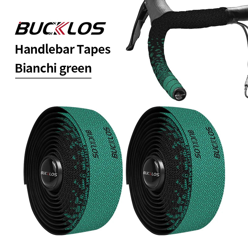 BUCKLOS Bicycle Handlebar Tape Comfortable Anti Slip Bike Handle Bartape Strap Shock Absorbing Road Racing Cycling Grip Tapes