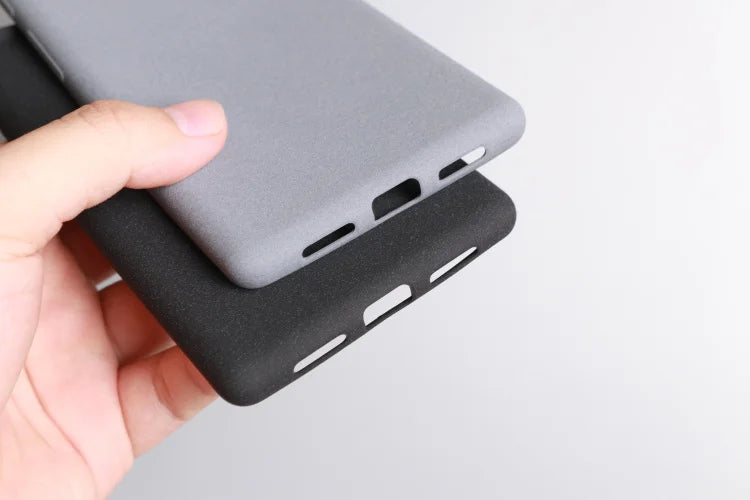 for Google Pixel 9A 9 8A 8 7 Pro 7A 6A 6 XL 5A 4A Case Sand Matte Soft Silicon Full Protect Antifall Anti-slip Cover Shell Funda