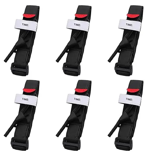 Emergency Tourniquet Tactical Emergency Strap Single Handed Medical First Aid Equipment for Hiking Camping Travel Outdoor Sports
