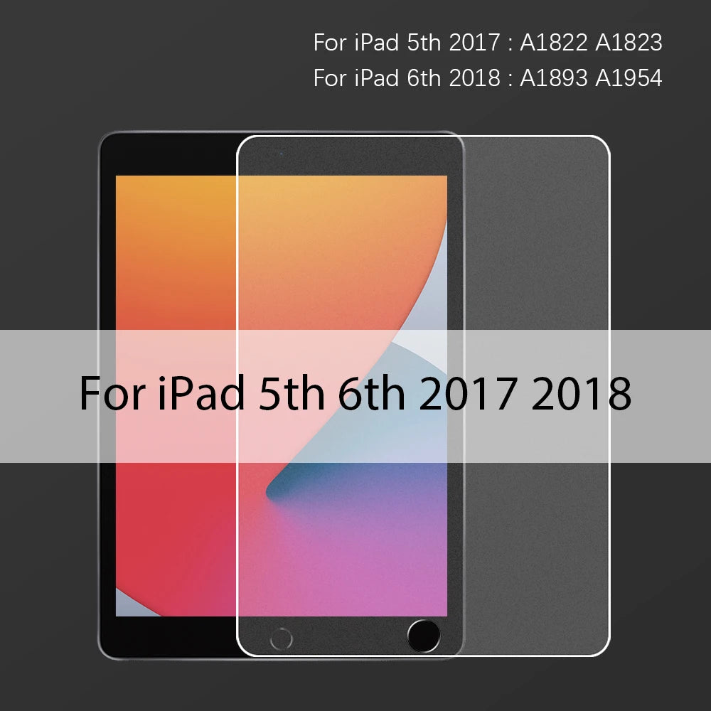 Matte Tempered Glass Screen Protector For Ipad Air 11 5 4 M2 Mini 6 Pro 13 M4 12.9 10 9 10th 9th Generation 10.2 2024 Paper Film