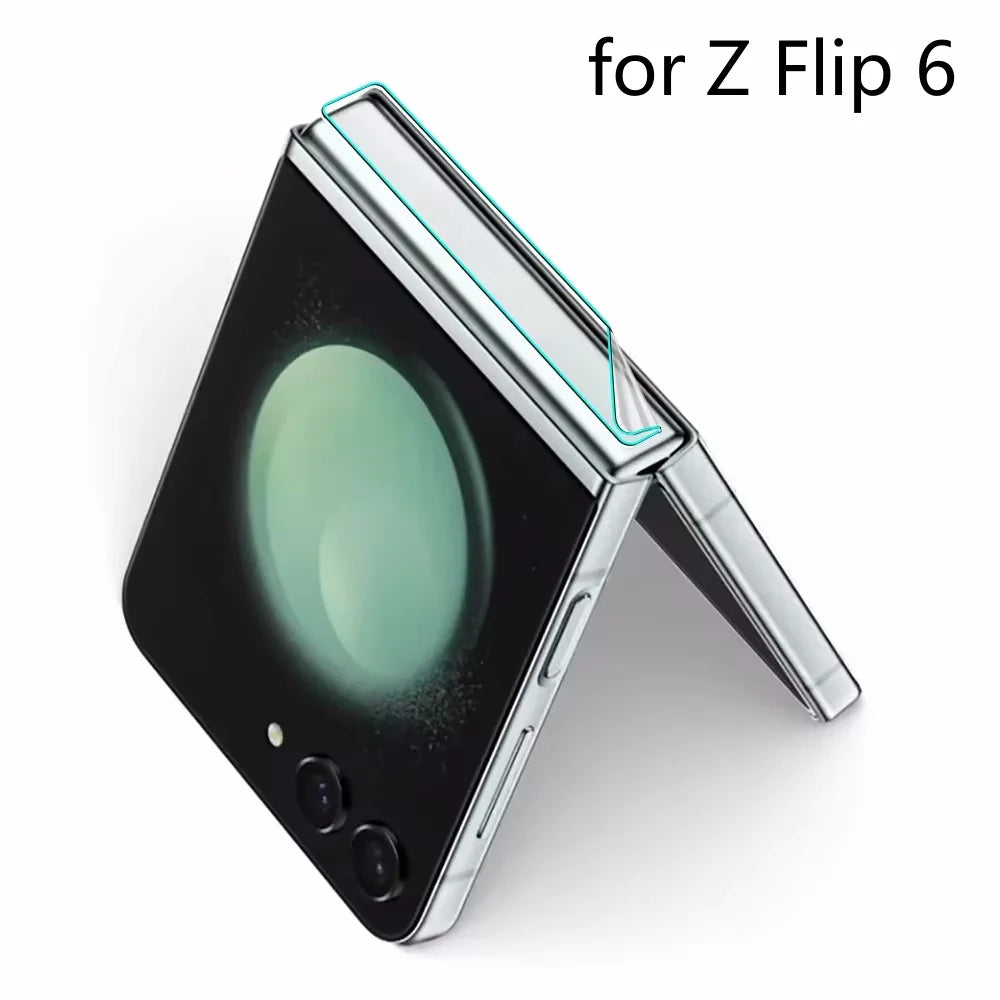 5/1Pcs Hinge Protector Film For Samsung Galaxy Z Flip 5 6/Fold 5 6 Anti-Scratch Protective Border Sticker ZFlip6 Hydrogel Films