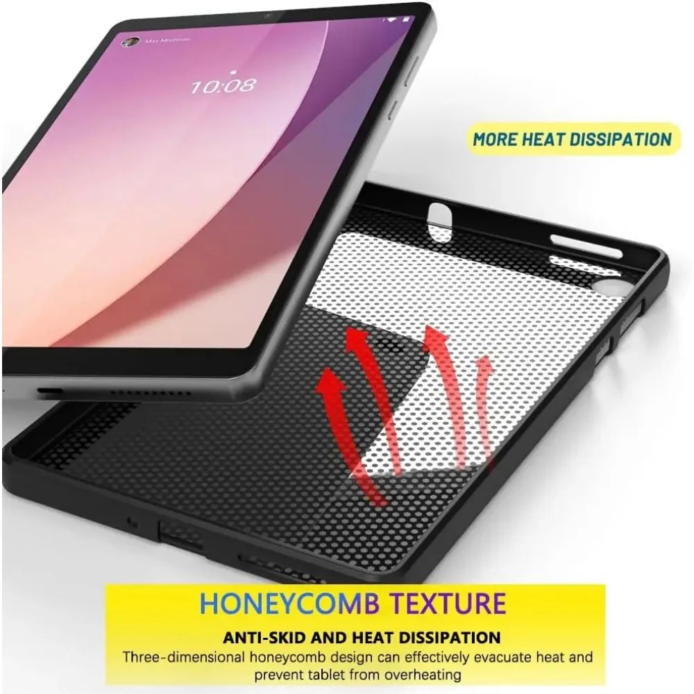 For Lenovo Tab M10 3rd Gen 10.1 Case TB-328FU TB-328XU 2022 Black Protective Shell Back Cover tab P11 plus Pro J706F 11.2 10.6