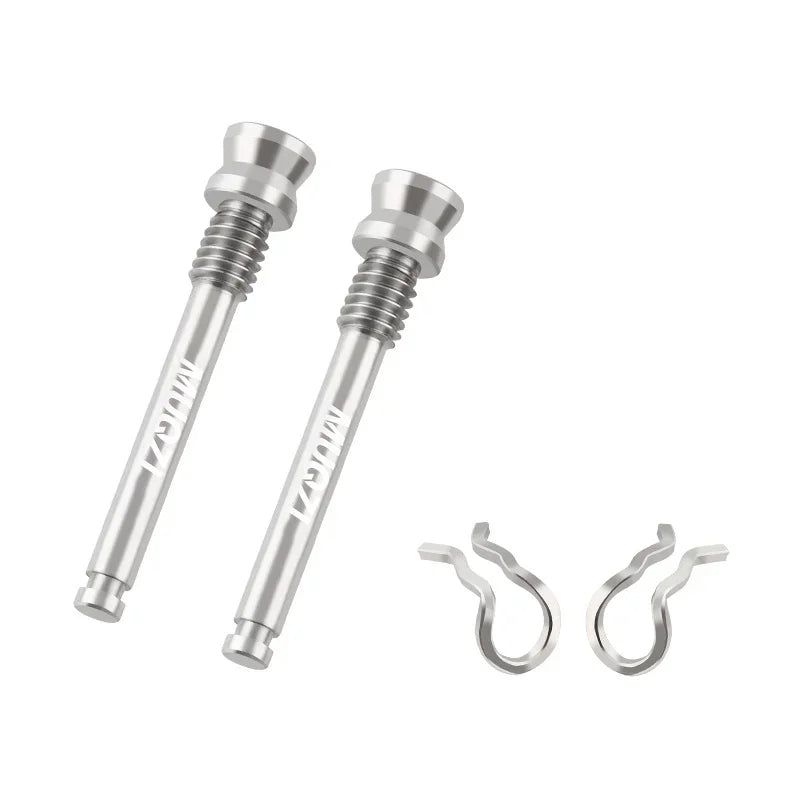MUQZI 2pcs Disc Brakes Caliper Titanium Alloy M4 Fixing Bolts Bicycle Disc Brake Pad Ultralight Mount Screws Cycling Accessories