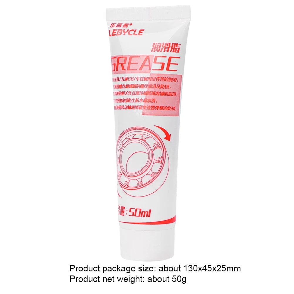 LEBYCLE Bike Bicycle Grease Lubricant MTB Bike Oil for Hub Bottom Bracket Headset Fork Flywheel Ball Bearing Grease