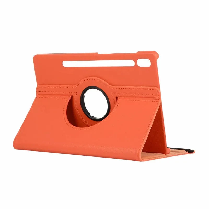 Case For Samsung Galaxy Tab A9 Plus S9 S8 S7 FE Plus 12.4 SM X210 X710 X716 X718 X810 X700 X800 360 Rotating Flip Stand Cover