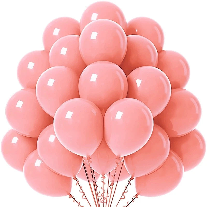 10-100Pcs Pearl Latex Balloon White Pink Blue Helium Ball Wedding Adult Birthday Party Decoration Baby Shower Globos