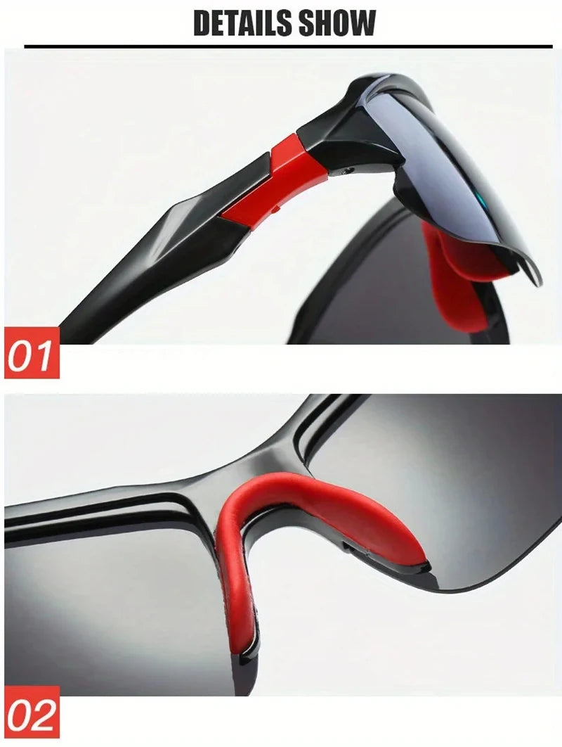 Polarized Hiking Fishing Camping Cycling Sunglasses Fashion UV400 Climbing Driving Golf Travel Glasses