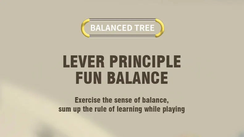Fun Frog Balance Tree Children Math Toys Balancing Board Game Parent-child Interaction Tabletop Balance Game Toy Gift for Kids