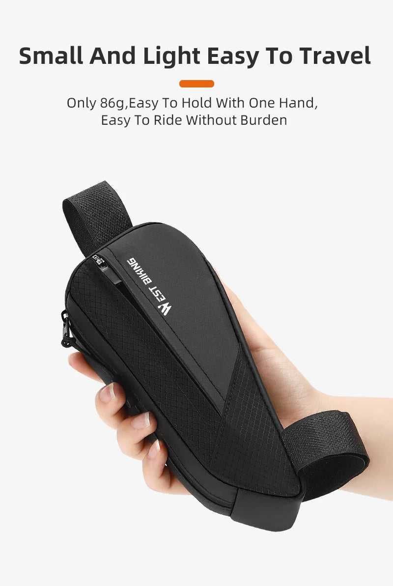 Bike Bag Ultralight Top Front Tube Frame Triangle Bag Mini Size Portable Water Repellent MTB Road Bicycle Bag Pannier