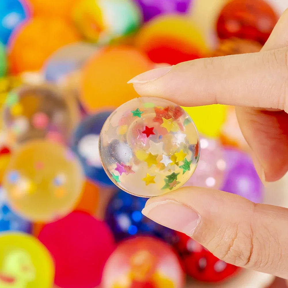 10/20/30/40/50Pcs Bouncy Ball Toys Kid Birthday Party Favors Gifts for Guests Rubber Bouncing Ball Prizes