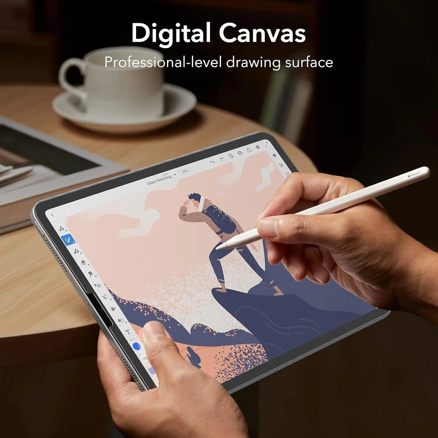 2pcs Matte Paper Screen Protector For Microsoft Surface Pro 4 5 6 7 8 9 X 10 11 Anti-Reflective Writing Drawing Like On Paper