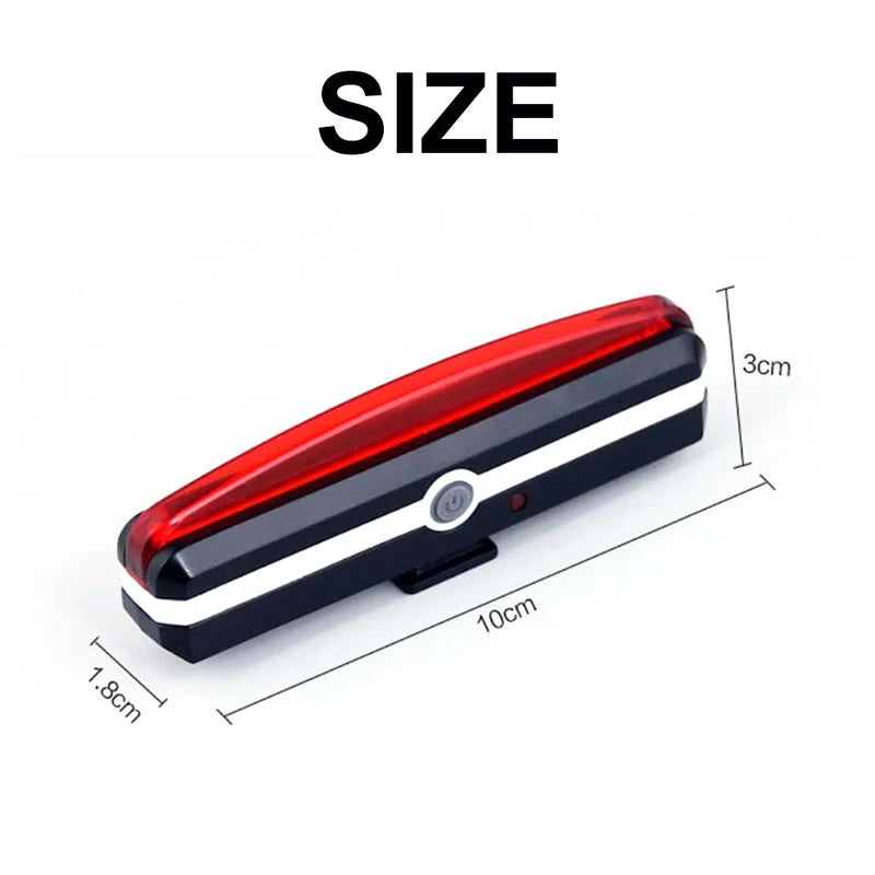 Bike Rear Light Highlight COB LED Tail Light Waterproof Bicycle USB Rechargeable Mountain Riding Cycling Tail Lamp Bicycle Parts