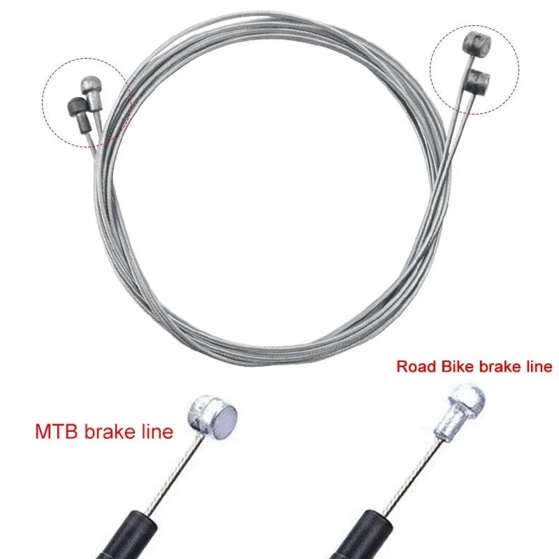 RGO Bicycle Brake Cable Housing Group Set For MTB Mountain Bike Derailleur Shifter Lever Cable With Bike Cable Cap