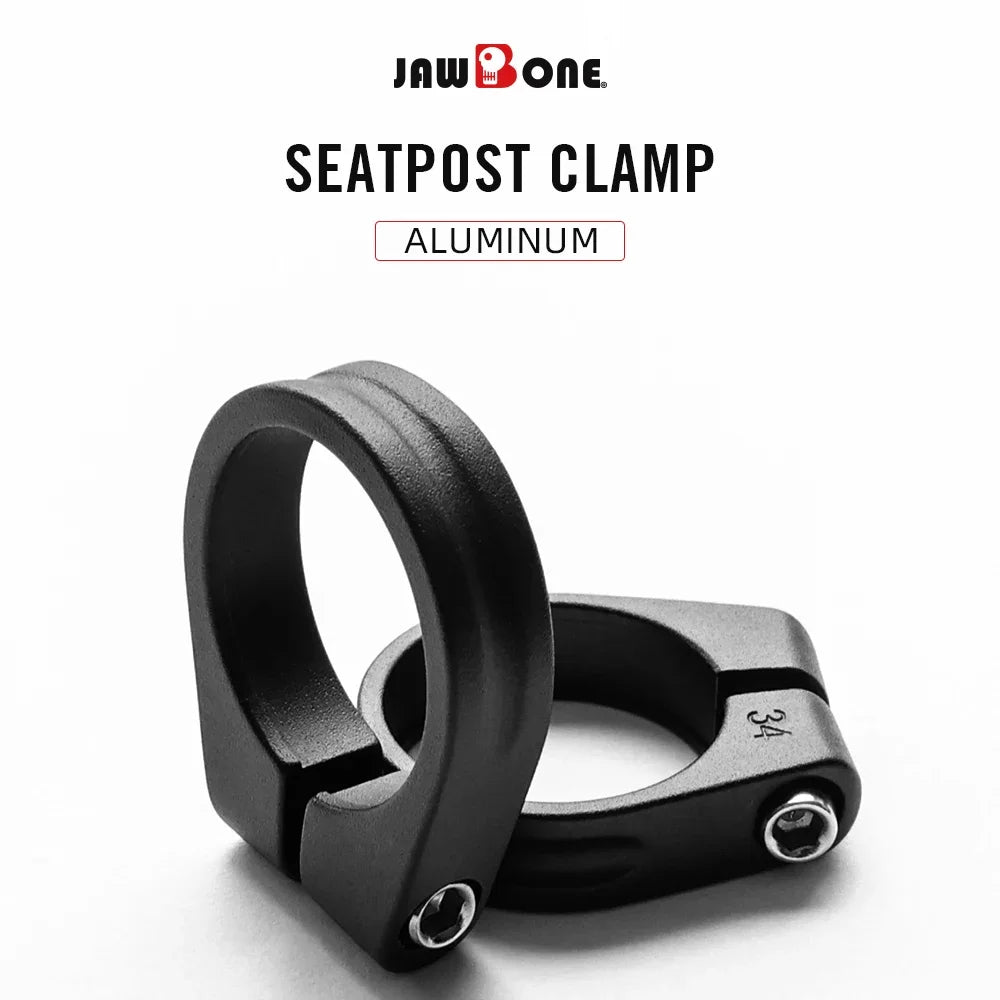 Jawbone Seat Post Clamp CNC Alloy Light Saddle Bicycle Seating Post for 25.4 27.2 30.9 31.6 mm Lock Bike Cycling Accessories