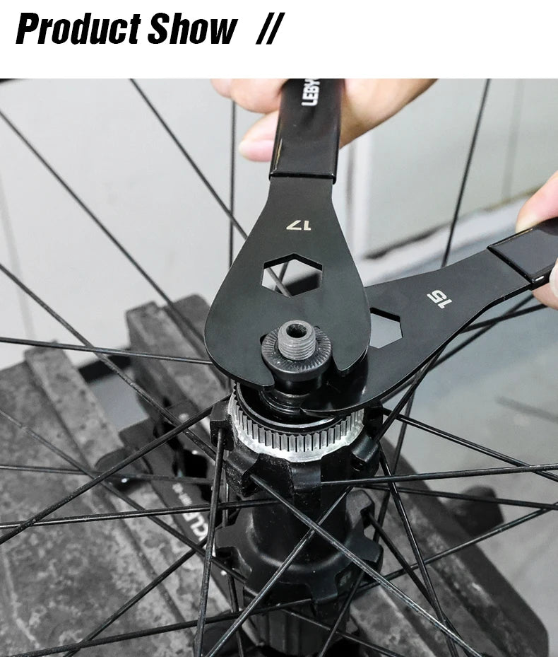 LEBYCLE MTB Bicycle Hub Cone Wrench 13 14 15 16 17 18 19 20mm Open Hub Wrench Road Bike Wheel Pedal Repair Tool