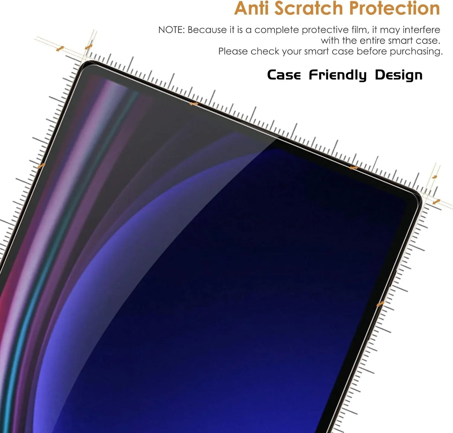 3 Pack Screen Protector for Samsung Galaxy Tab S10 Plus Ultra Tempered Glass Film Anti-Scratch for Galaxy Tab S10 2024 Flims