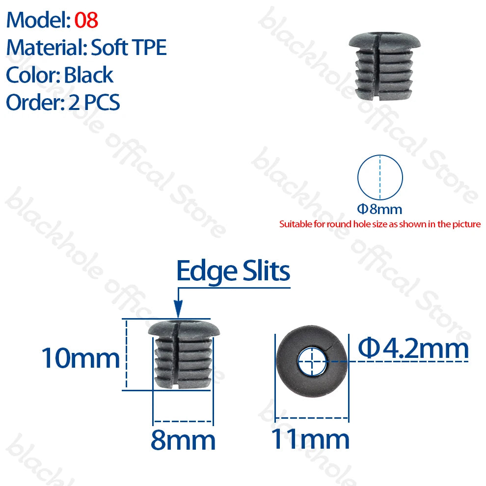 Bike Cable Plugs MTB Frame Brake Hole Road Bicycle Frame Fork Derailleur Di2 Line Plug E-Bike Gravel Cable Line Hole Plug Parts