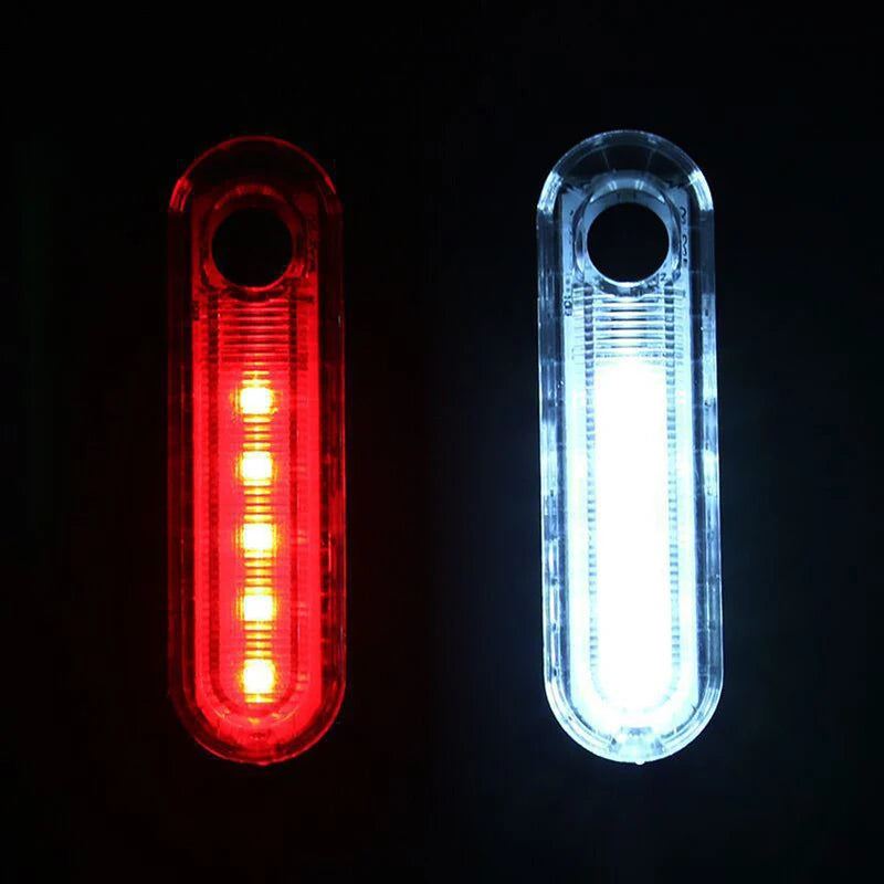 2PCS Bike Taillights USB Rechargeable Rear Lamp Ultra Bright Tail Light 220mAh LED Waterproof Riding Warning Red Bicycle Light