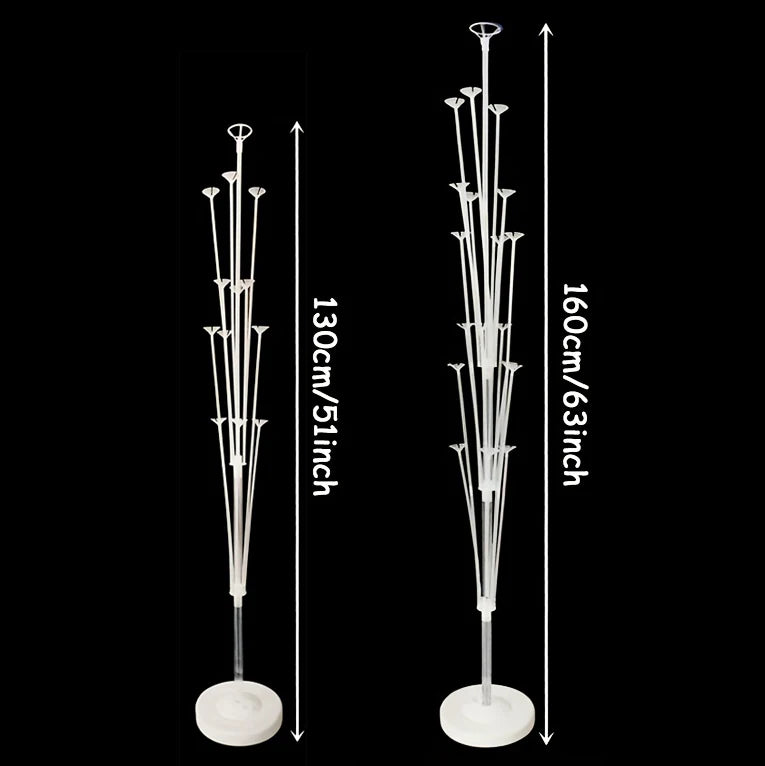 1/2set 13/19Tubes Balloon Stand Wedding Decoration Happy Birthday Party Balloon Stick Holder Baloon Accessories Festival Globos