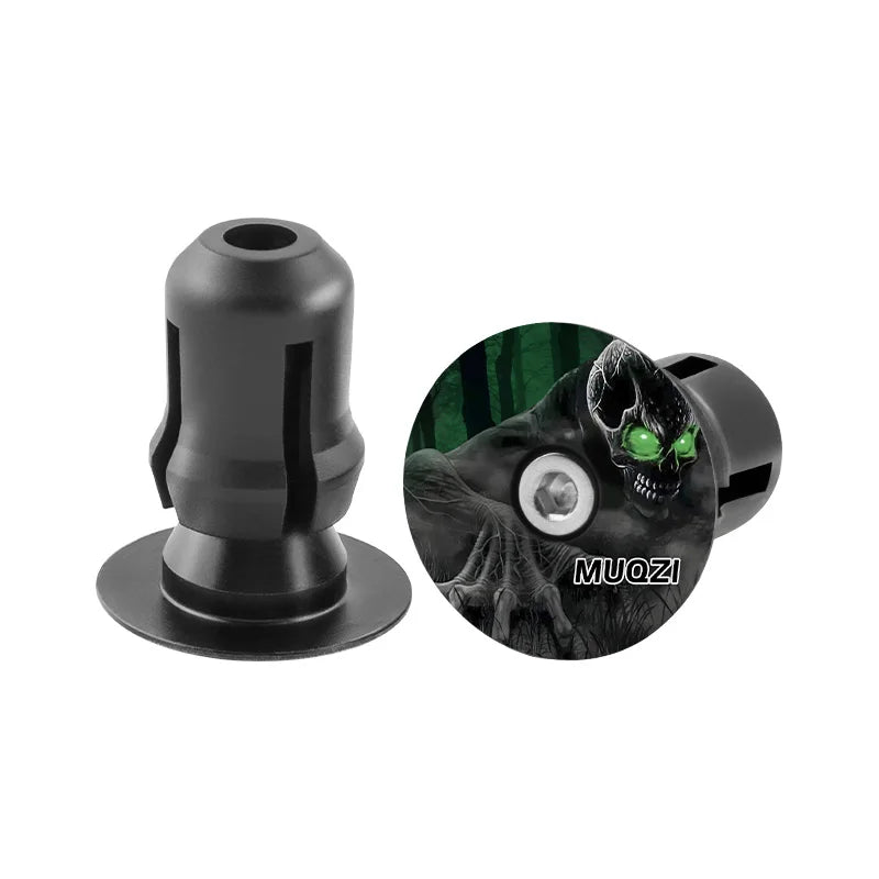 MUQZI Handlebar End Plugs MTB Road BMX Folding Bike Handle Bar End Cap Aluminum Alloy Handlebar Grip Cover Bicycle Accessories