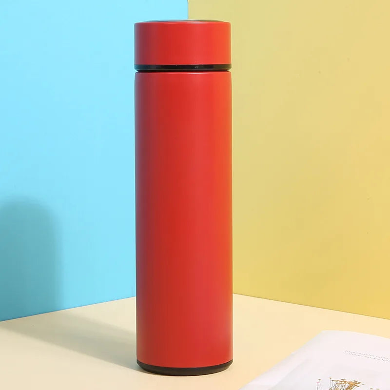 500ML Intelligent Insulation Cup Digital Display Temperature Cup 304 Stainless Steel Straight Cup Coffee Mug Thermal Tumbler