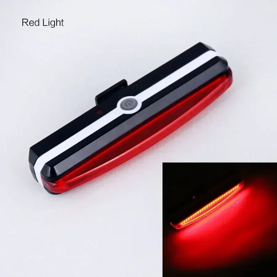 Bike Rear Light Highlight COB LED Tail Light Waterproof Bicycle USB Rechargeable Mountain Riding Cycling Tail Lamp Bicycle Parts