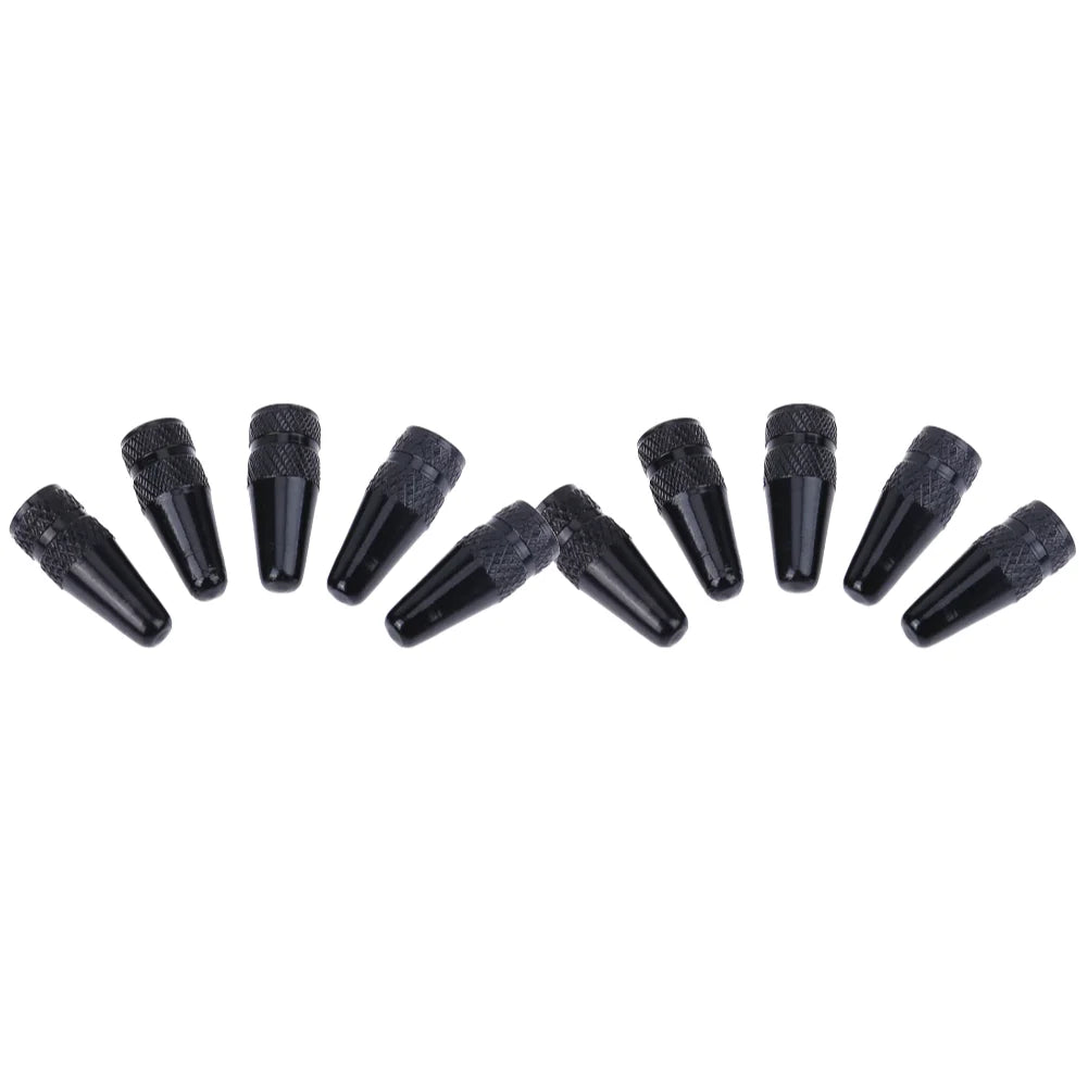 5/10PCS Bicycle Tire Valve Cap Aluminum High Pressure Caps for Presta Valves Rainbow Color Bike Tyre Hat MTB Bike Accessories